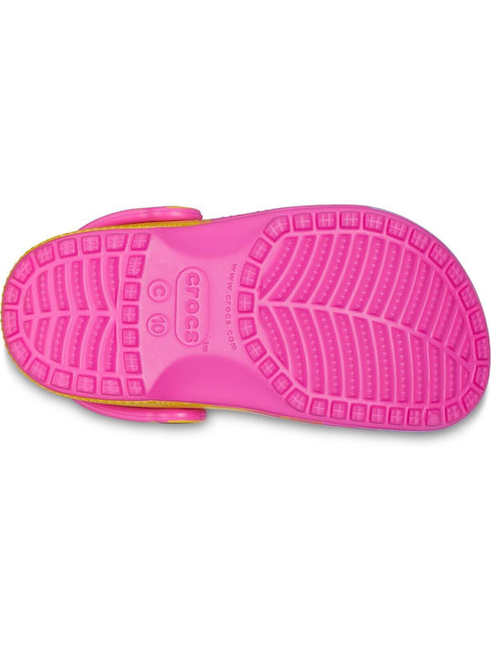 Classic Ombre Clog Παιδικά Ανατομικά Σαμπό Θαλάσσης Φούξια