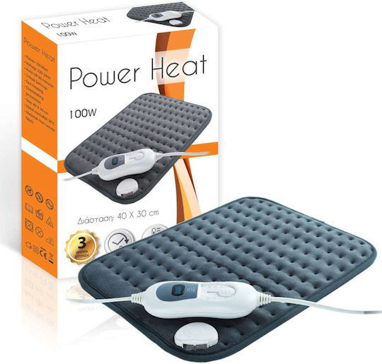 Power Heat XXL Waschbar mit Timer Gray 100W 80x150cm