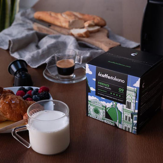 IL Caffe Italiano Капсули Еспресо Firenze Съвместими с машина Dolce Gusto 16капси