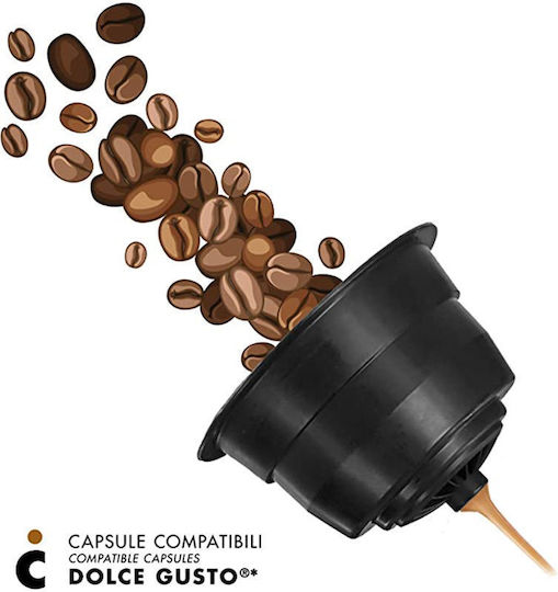 IL Caffe Italiano Κάψουλες Espresso Roma Συμβατές με Μηχανή Dolce Gusto 96caps
