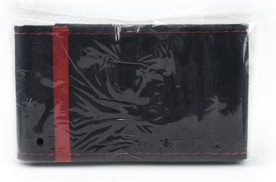 Auto-Lenkradabdeckung Maßgeschneidert mit Durchmesser 38cm Leder Schwarz mit Roter Naht