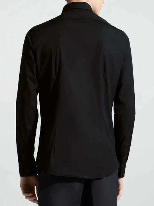 Calvin Klein Men's Shirt Long Sleeve Cotton Black