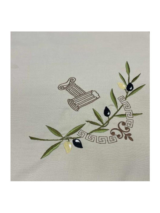 Linea Home Τραπεζομάντηλο Olive Olive 140x180εκ.