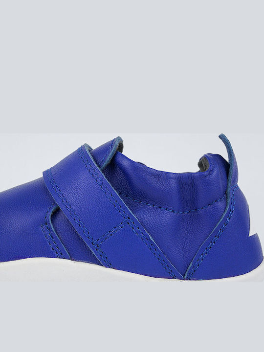 Step Up Xplorer Go Trainer Παιδικά Sneakers Ανατομικά με Σκρατς Μπλε