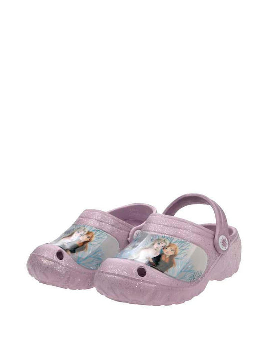 Frozen District Children's Anatomical Beach Clogs Lilac