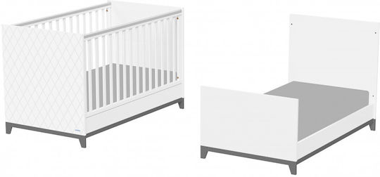 Casababy Rombo Σετ Βρεφικού Δωματίου με Κρεβάτι, Συρταριέρα & Ντουλάπα Λευκό
