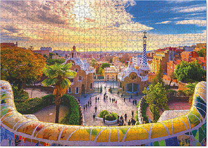 Puzzle 2D Park Guell 1000 Piese