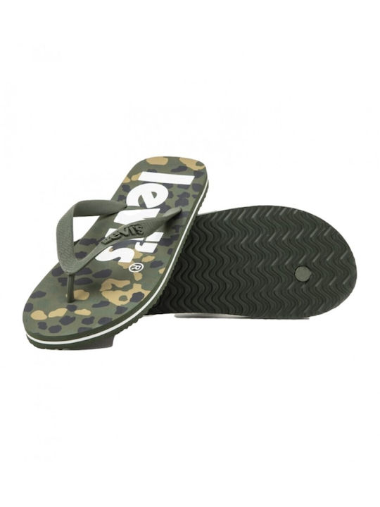 Slapi Bărbați Flip Flops Kaki