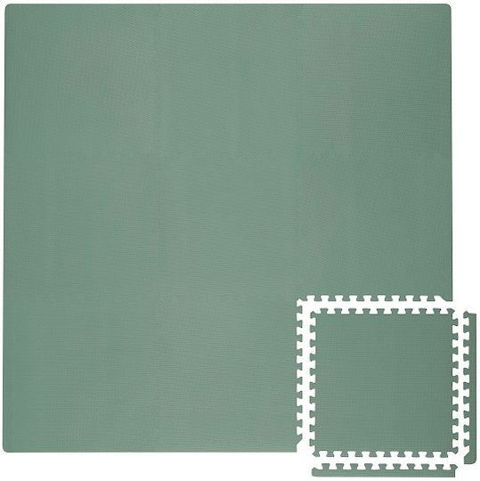 Toddlekind Παιδικό Παζλ Δαπέδου Classic Μονόχρωμα Moss 9τμχ