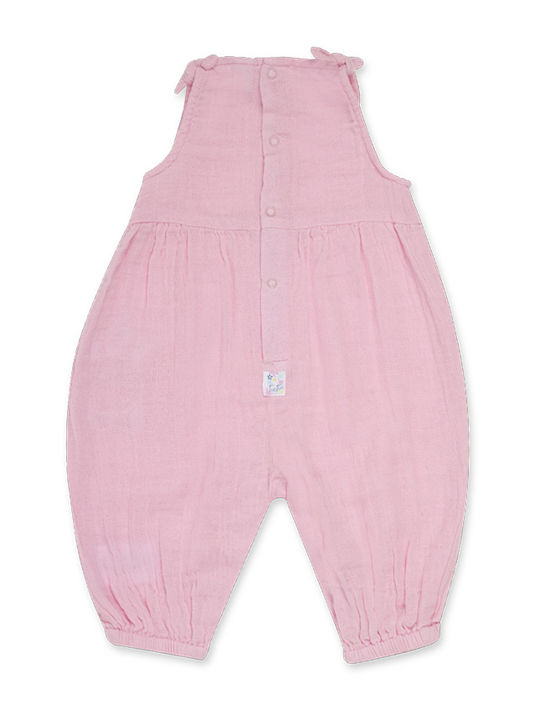 Tuc Tuc Baby Bodysuit Set Sleeveless with Pants Pink