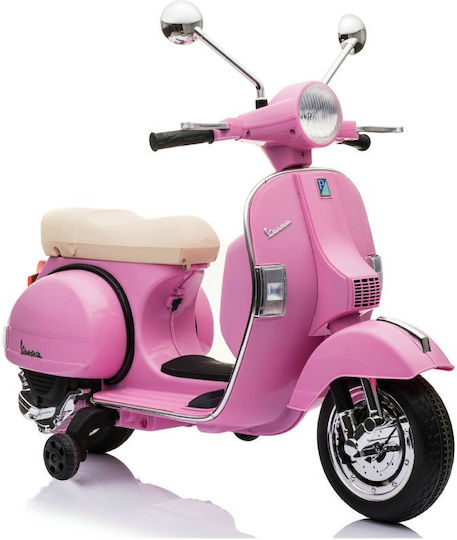 Παιδική Μηχανή Licensed Vespa Ηλεκτροκίνητη 12 Volt Ροζ