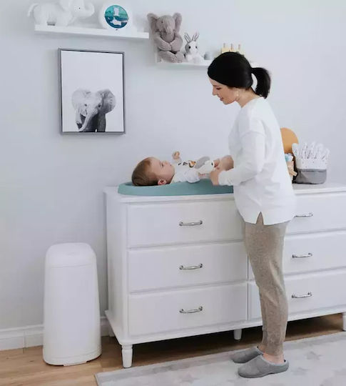 AngelCare Dress Up Diaper Disposal Bin White