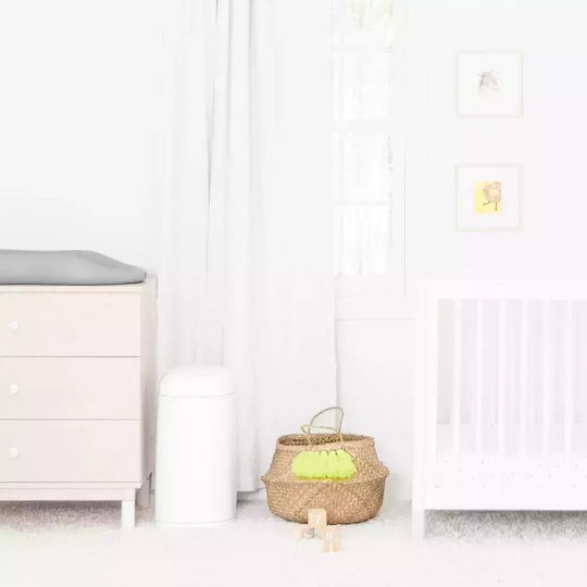 AngelCare Dress Up Diaper Disposal Bin White