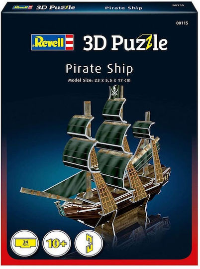 Puzzle 3D Navă Pirat 24 Piese