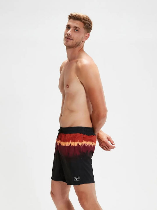 Men's Swimwear Shorts Red Striped