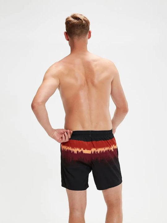 Men's Swimwear Shorts Red Striped
