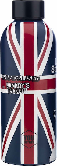 Graffiti Banksy's Μπουκάλι Θερμός Ανοξείδωτο 500ml Lizzy Stardust