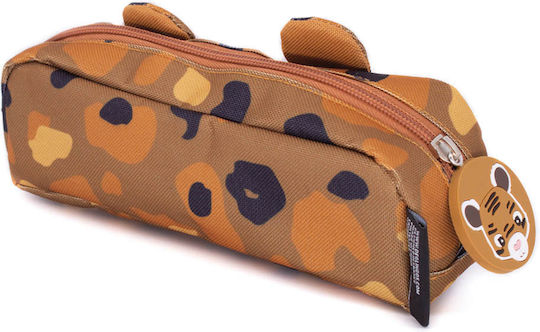 Les Deglingos Pencil Case Barrel Brown