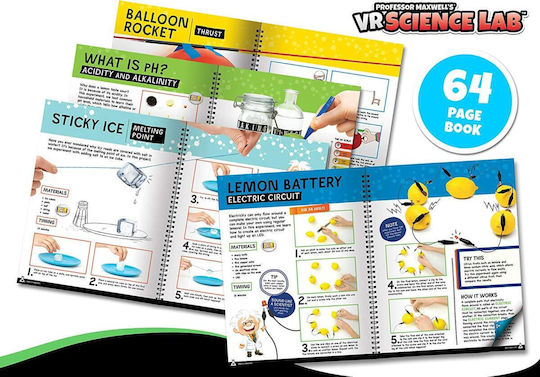 VR Science Lab STEM Εκπαιδευτικό Παιχνίδι Πειράματα για 8-12 Ετών