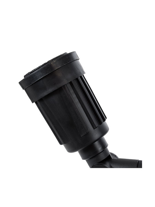 GloboStar Grasedo Waterproof Outdoor Ceiling Spot E27 in Black Color 61616