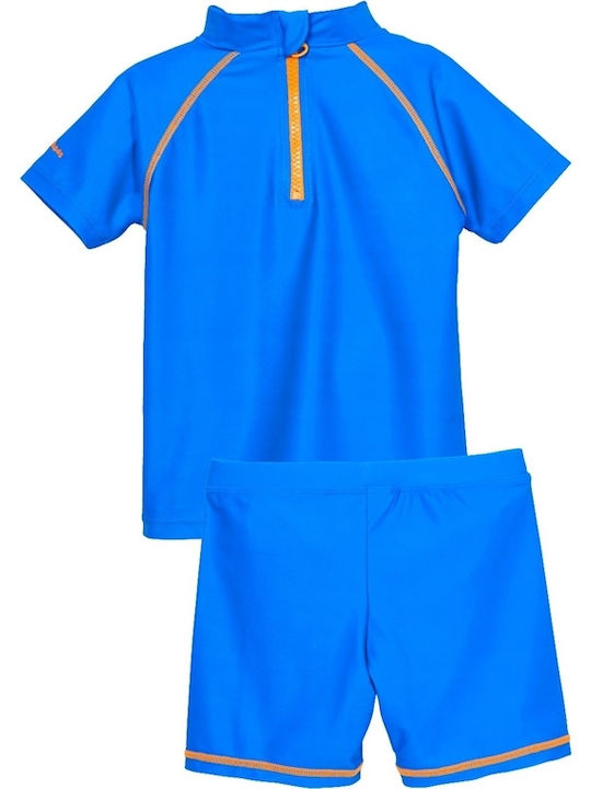 Playshoes Kinder Badeanzug Bademoden-Set Sonnenschutz (UV) Blau