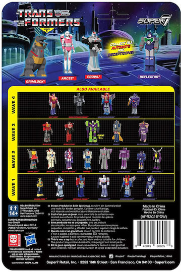 Φigură de acțiune Transformers ReAction Prowl pentru copii de 14+ ani ani 10cm cm