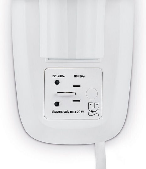 Valera Excel 1600 White Hotel Hair Dryer 1.6kW with Spiral Cable up to 250cm