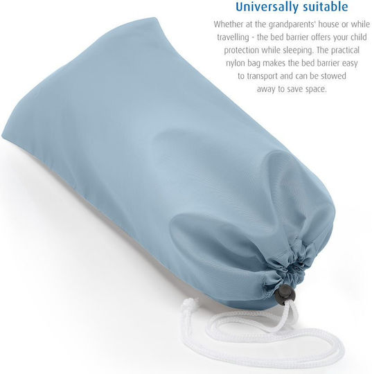 Reer Foldable Bed Rail Guard Simple Placement made of Fabric in Light Blue Color 150εκ. 1pcs