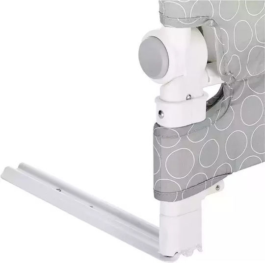Interbaby Indio Foldable Bed Rail Guard Simple Placement made of Fabric in Pink Color 90x70cm 1pcs