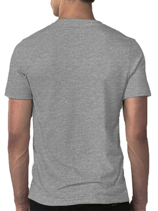 Nike Swoosh Αθλητικό Ανδρικό T-shirt Γκρι Μονόχρωμο