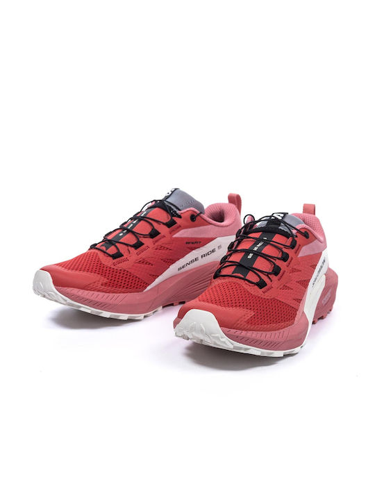 Salomon Sense Ride 5 Γυναικεία Αθλητικά Παπούτσια Trail Running Ροζ