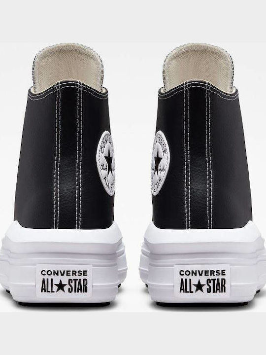 Chuck Taylor All Star Move Παιδικά Sneakers High Μαύρα