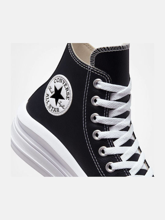 Chuck Taylor All Star Move Παιδικά Sneakers High Μαύρα