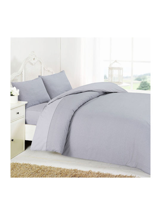 Viopros Duvet Cover Queen 220x240 830 Grey