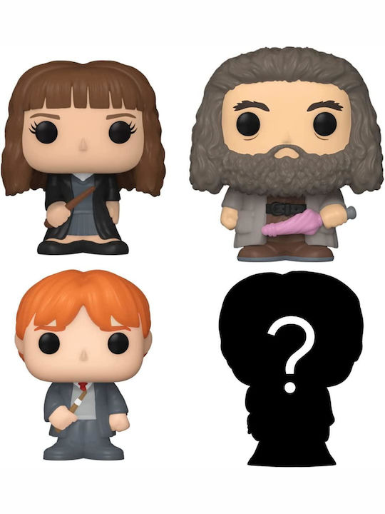 Funko Bitty Pop! Movies: Hermione Granger, Rubeus Hagrid, Ron Weasley & Mystery Chase