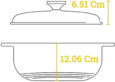 Lodge Βαθιά Κατσαρόλα από Μαντέμι 5.68lt / 34cm