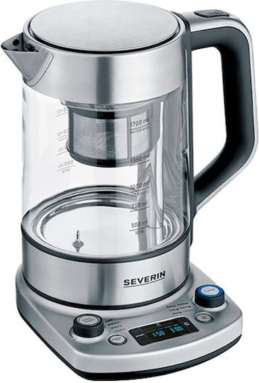 Severin WK 3422 Βραστήρας 1.7lt 3000W Γκρι