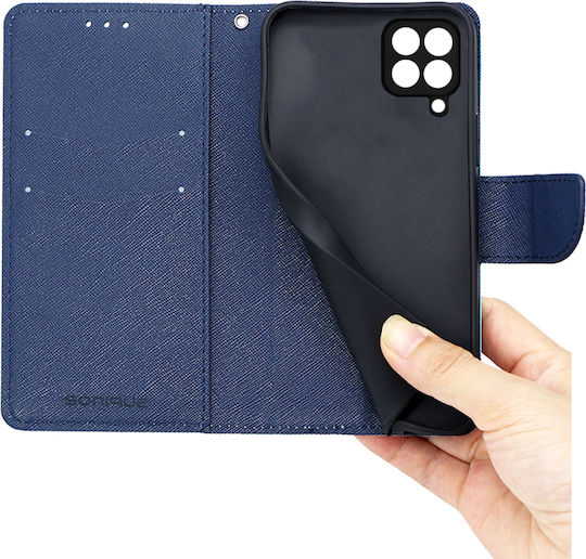 Sonique Trend Book Δερματίνης / Σιλικόνης Γαλάζιο (Galaxy M33)