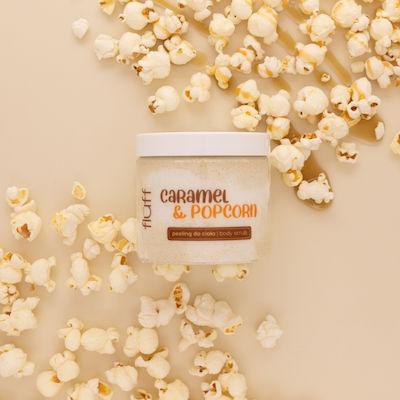 Fluff Caramel & Popcorn Scrub pentru corp 160ml