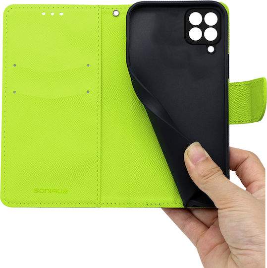 Sonique Trend Book Δερματίνης / Σιλικόνης Navy Μπλε (Galaxy M33)