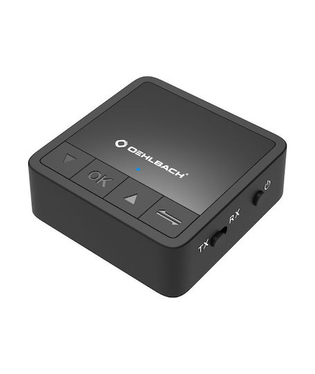 Oehlbach Innovation Bluetooth 5.2 Receiver Transmitter with 3.5mm Jack Output Port Receiver Transmitter