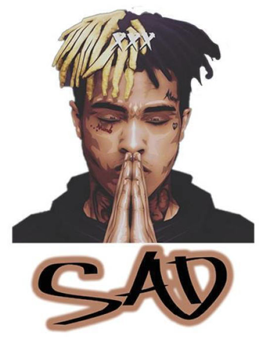 Takeposition Φούτερ Ζακέτα με Κουκούλα XXXTentacion