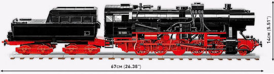 Cobi Building Blocks Trains DR BR 52 Steam Locomotive for 10 Plus Years 2505 Pieces