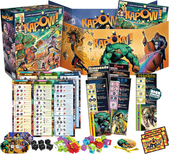 Board Game KAPOW! Volume 2 for 1-2 Players 12+ Years Old (EN) Wise Wizard Games