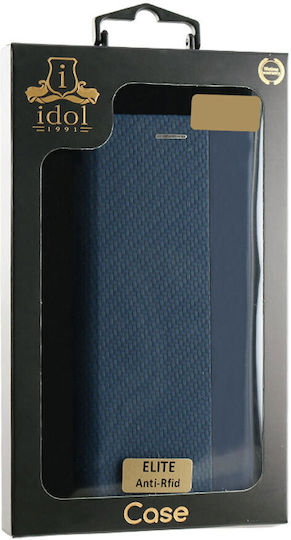 Idol 1991 Anti-rfid Book Synthetic Leather Blue (Redmi Note 12 Pro 5G)