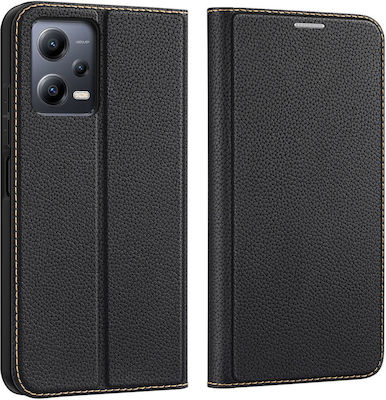 Dux Ducis Skin X2 Wallet Δερματίνης Μαύρο (Xiaomi Redmi Note 12 5G / Poco X5 5G)
