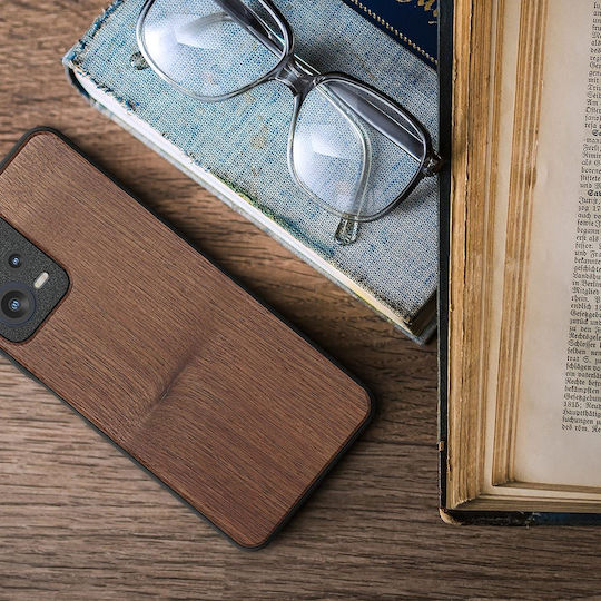 KWmobile TPU Bumper Back Cover Lemn Maro (Redmi Note 12 5G)