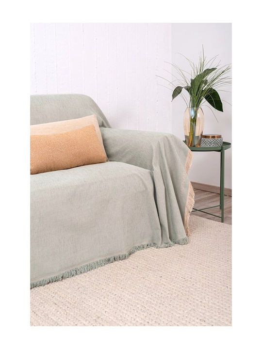 Naf Naf 358-26 Ριχτάρι Τετραθέσιου Καναπέ Chenille 180x350εκ. Mint