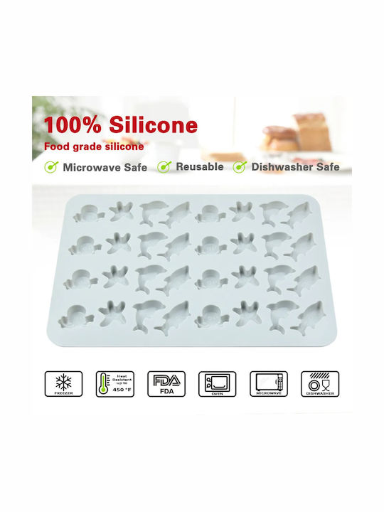 Sugar Love No Coating Silicone Chocolates 32 Cups Baking Pan 21x15x1cm