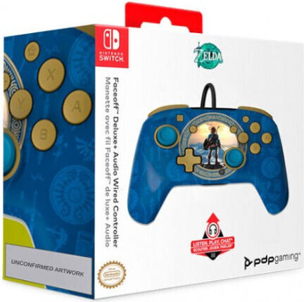 PDP Rematch Wired Gamepad for Switch Hyrule Blue